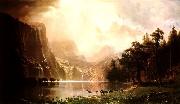 Albert Bierstadt The Sierra Nevada in California USA oil painting reproduction